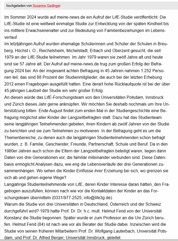 Meine News 25-06 2